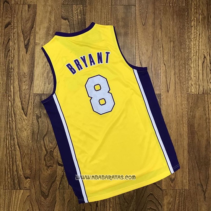 Camiseta Los Angeles Lakers Kobe Bryant #8 Icon 1999-00 Finals Bound Amarillo